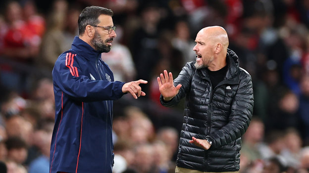 Руд ван Нистелрой и Эрик тен Хаг («Манчестер Юнайтед»).