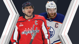 Хоккеисты Александр Овечкин и Коннор Макдэвид