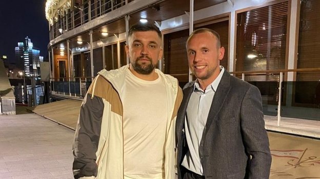 Баста и Денис Глушаков.