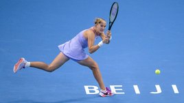 Болезненное поражение Мирры в Пекине. Со слезами выбивала себе преимущество, но не удержала