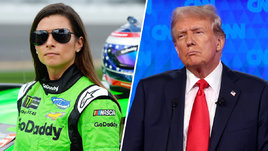 Даника Патрик и Дональд Трамп