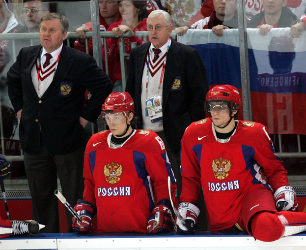 Владимир Крикунов, Борис Михайлов, Максим Афиногенов и Александр Овечкин. Владимир Крикунов, Борис Михайлов, Максим Афиногенов и Александр Овечкин