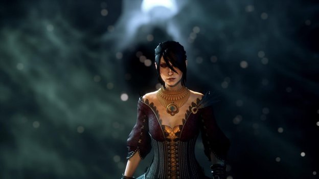 Такой Морриган была в Dragon Age: Inquisition.