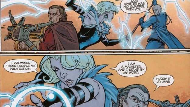 Мэйварис Тилани в комиксах.