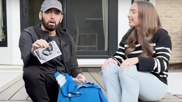 Эминем с дочерью Хейли Джейд.