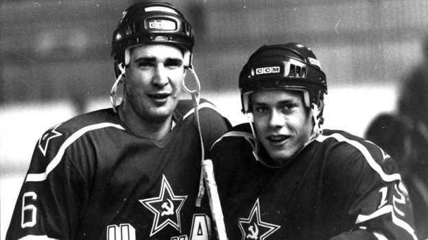 Алексей Касатонов и Павел Буре в 1991 году.