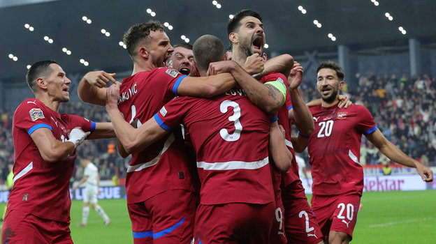 Сборная Сербии.