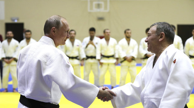 Владимир Путин и Эцио Гамба.