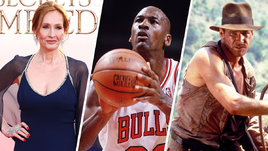 Джоан Роулинг, Майкл Джордан, Харрисон Форд.