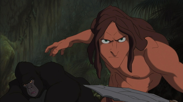 Кадр из мультфильма «Тарзан», реж. Крис Бак, Кевин Лима/ Buena Vista Pictures, Walt Disney Pictures, Walt Disney Feature Animation