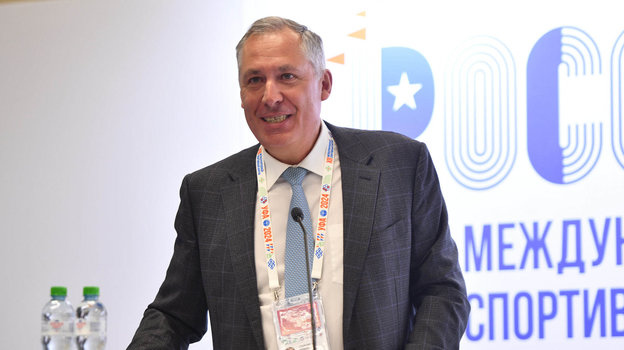Станислав Поздняков на форуме «Россия — спортивная держава» в Уфе.