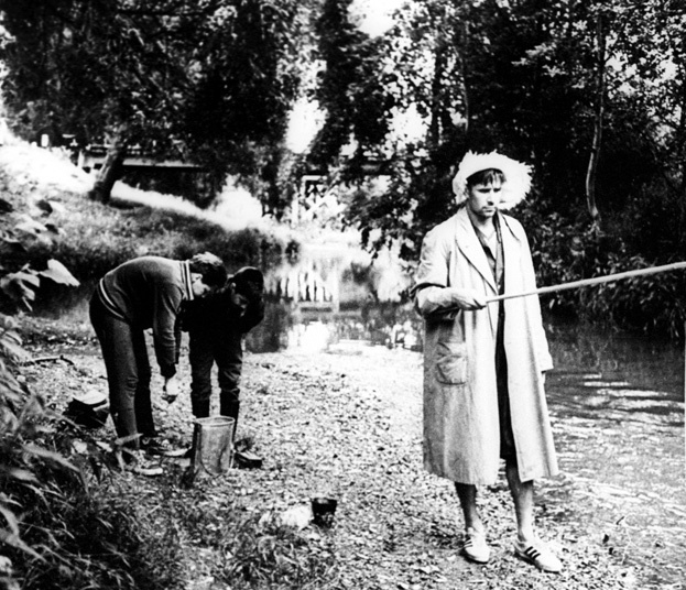 Лев Яшин на рыбалке. Лев Яшин на рыбалке