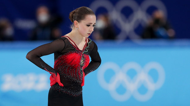 Фигуристка Камила Валиева на Олимпиаде в Пекине. Фигуристка Камила Валиева на Олимпиаде в Пекине