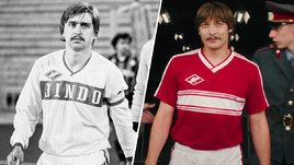 Актер Станислав Румянцев (справа) сыграл роль футболиста «Спартака» Федора Черенкова в фильме «Федя. Народный футболист»