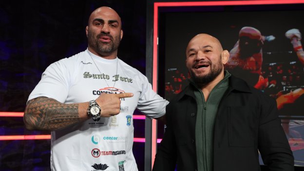 Бойцы ММА Фернандо Родригес (слева) и Глейсон Тибау.