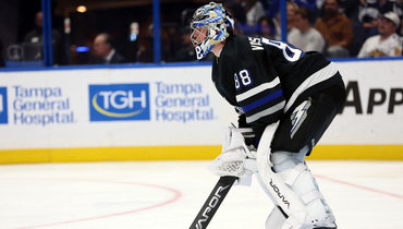 Вратарь «Тампы» Андрей Василевский.