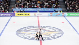 Выступление Александры Бойковой и Дмитрия Козловского на Зимней Спартакиаде сильнейших в Магнитогорске. 16 февраля 2024 года