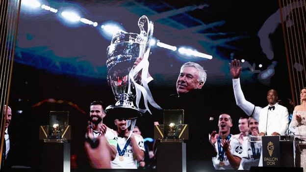 Главный тренер «Реала» Карло Анчелотти был признан лучшим тренером по итогам сезона-2023/24.