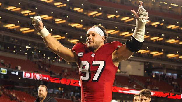 Футболист San Francisco 49ers Ник Боса. Футболист San Francisco 49ers Ник Боса