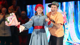 Наталья Саблина и Алексей Ягудин на шоу «Ледниковый период».