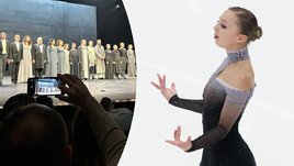 Фигуристка Александра Бойкова сходила в театр имени Евгения Вахтангова