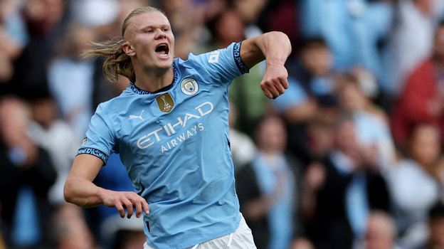 Нападающий «Манчестер Сити» Эрлин Холанн. Нападающий «Манчестер Сити» Эрлин Холанн