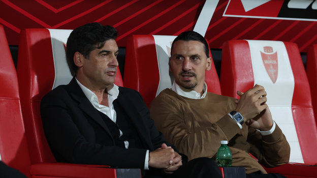 Паулу Фонсека и Златан Ибрагимович («Милан»).