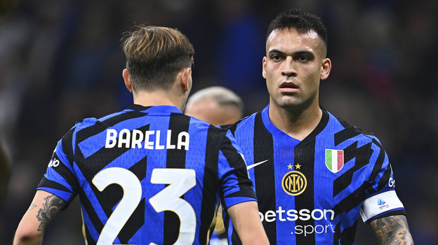 Николо Барелла и Лаутаро Мартинес («Интер»).