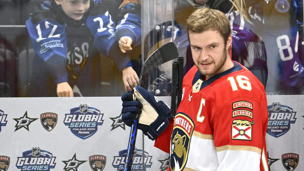 Нападающий «Флориды» Александр Барков. Нападающий «Флориды» Александр Барков