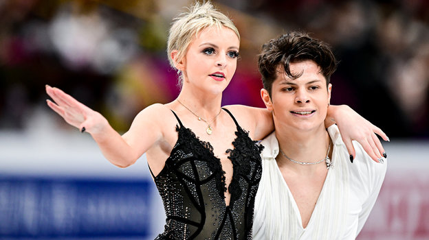 Фигуристы Солен Мазенг и Евгений Гайдаенко. Фигуристы Солен Мазенг и Евгений Гайдаенко