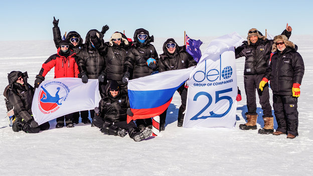 Декабрь 2018 года. Сергей Шишкарев на Южном полюсе. Декабрь 2018 года. Сергей Шишкарев на Южном полюсе.