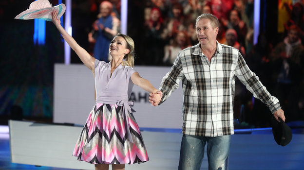 Татьяна Волосожар и Борис Крестин. Татьяна Волосожар и Борис Крестин в шоу «Ледниковый период»