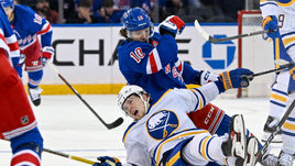 «Рейнджерс» омрачили юбилей Панарина — проиграли дома аутсайдеру