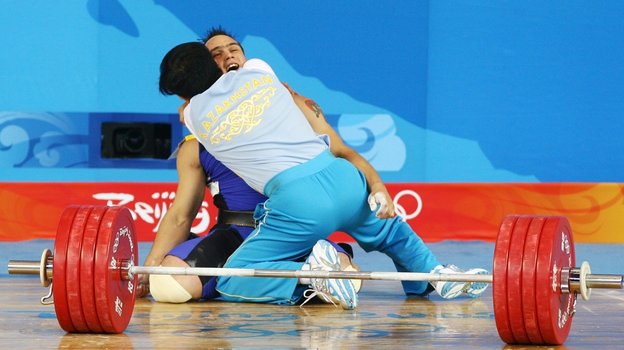 Алексей Ни и Илья Ильин на Олимпийских играх 2008 года в Пекине. Алексей Ни в девятый день Олимпийских игр 2008 года в Пекине.