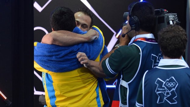 Алексей Ни и Илья Ильин на Олимпийских играх в Лондоне.