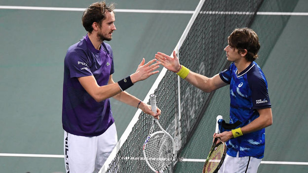 Даниил Медведев и Алекс де Минаур.