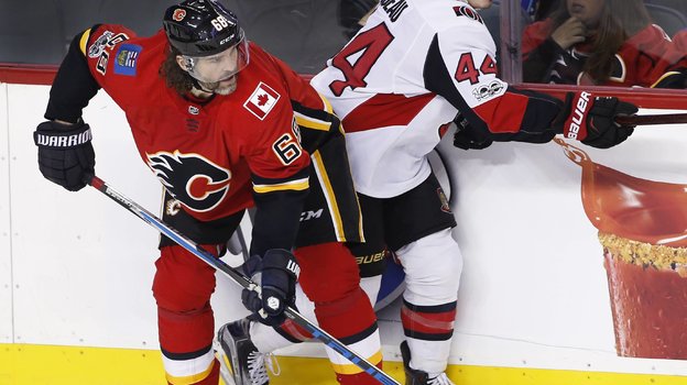 Форвард «Калгари» Яромир Ягр в 2017 году.