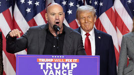 Босс UFC Дана Уайт и избранный президент США Дональд Трамп