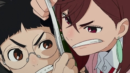 Кадр из аниме «Дандадан», реж. Абель Гонгора, Фуга Ямасиро/ студия Science SARU