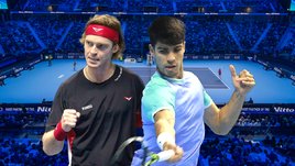 Андрей Рублев проиграл Карлосу Алькарасу. Онлайн-трансляция матча Итогового турнира ATP