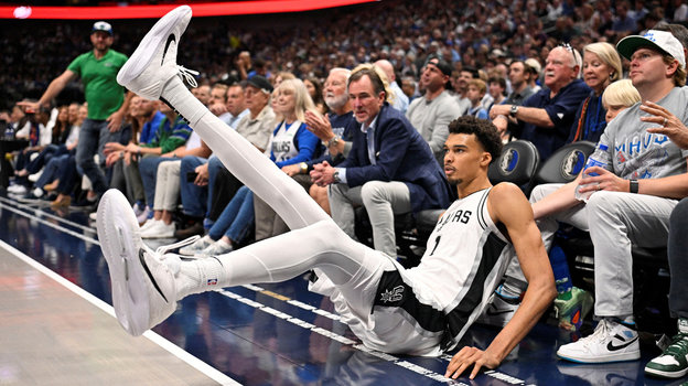 Баскетболист «Сан-Антонио» Виктор Вембаньяма. Imagn Images