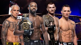 Чарльз Оливейра, Джон Джонс, Стипе Миочич и Майкл Чендлер