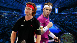 Андрей Рублев — Каспер Рууд. Онлайн-трансляция матча Итогового турнира ATP