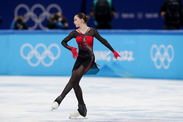 Фигуристка Камила Валиева на Олимпиаде в Пекине. Фигуристка Камила Валиева на Олимпиаде в Пекине