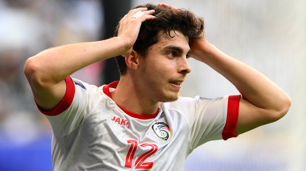 Полузащитник сьорной Сирии Аммар Рамадан. Полузащитник сьорной Сирии Аммар Рамадан