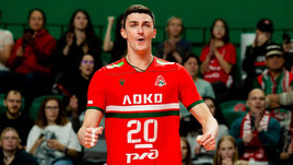 Волейболист новосибирского «Локомотива» Ильяс Куркаев.