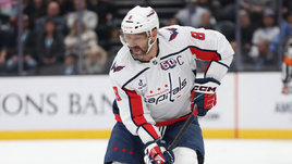 Нападающий «Вашингтона» Александр Овечкин в матче «Юта» — «Вашингтон» (2:6) 19 ноября в Солт-Лейк-Сити.