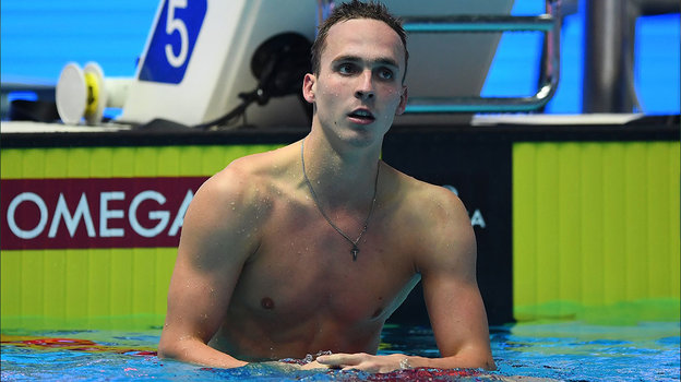 Двукратный чемпион мира по плаванию Антон Чупков. Двукратный чемпион мира по плаванию Антон Чупков