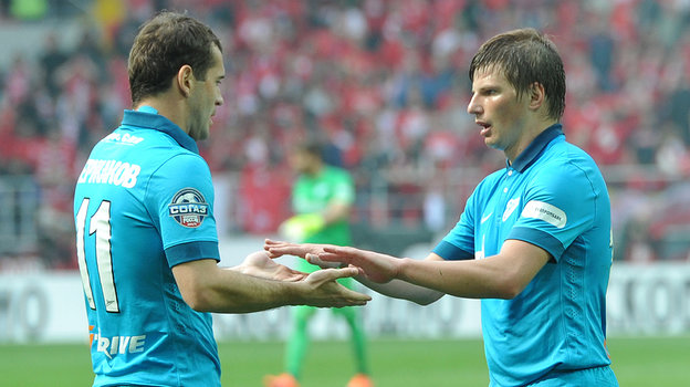 Александр Кержаков и Андрей Аршавин. 2015 год. Александр Кержаков и Андрей Аршавин. 2015 год.