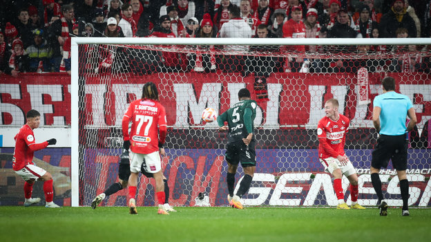 Гол Жерзино Ньямси в матче «Спартак» — «Локомотив».